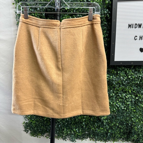 (A97)NWT Loft | Camel color fabric skirt - Picture 5 of 5